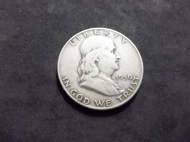 1950 D Franklin Half Dollar