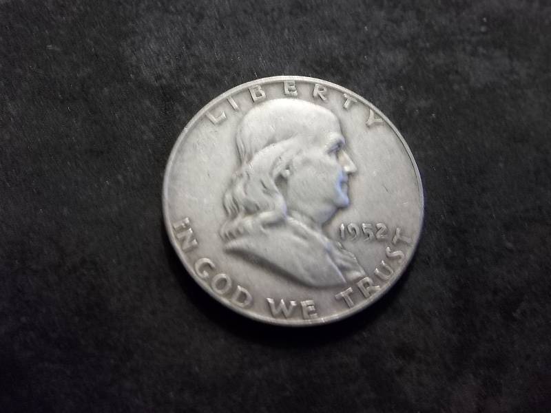 1952 D Franklin Half Dollar