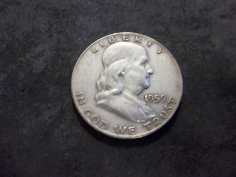 1959 D Franklin Half Dollar
