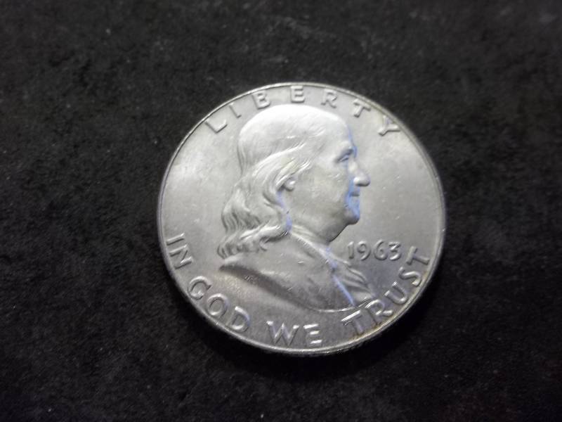 1963 D  Franklin Half Dollar
