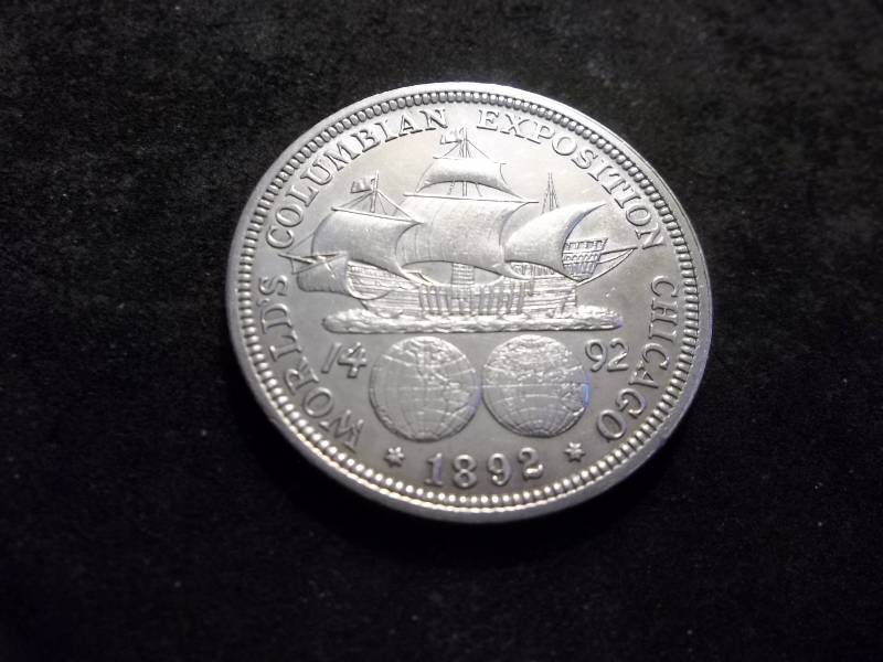1892 Columbian Exposition Silver Half Dollar Comemmorative