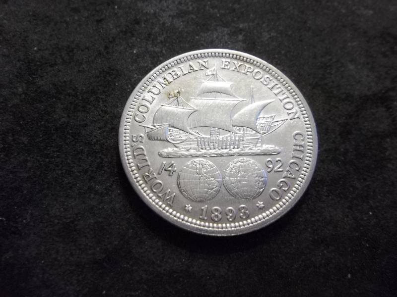 1893 Columbian Exposition Silver Half Dollar Comemmorative