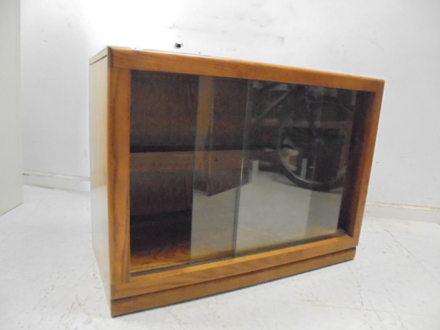 Wooden Display Case with Light