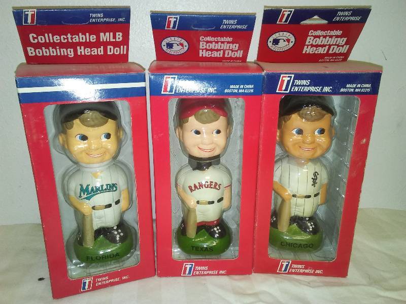 3 MLB Florida Marlins, Texas Rangers and Chcago White Sox , Bobbleheads