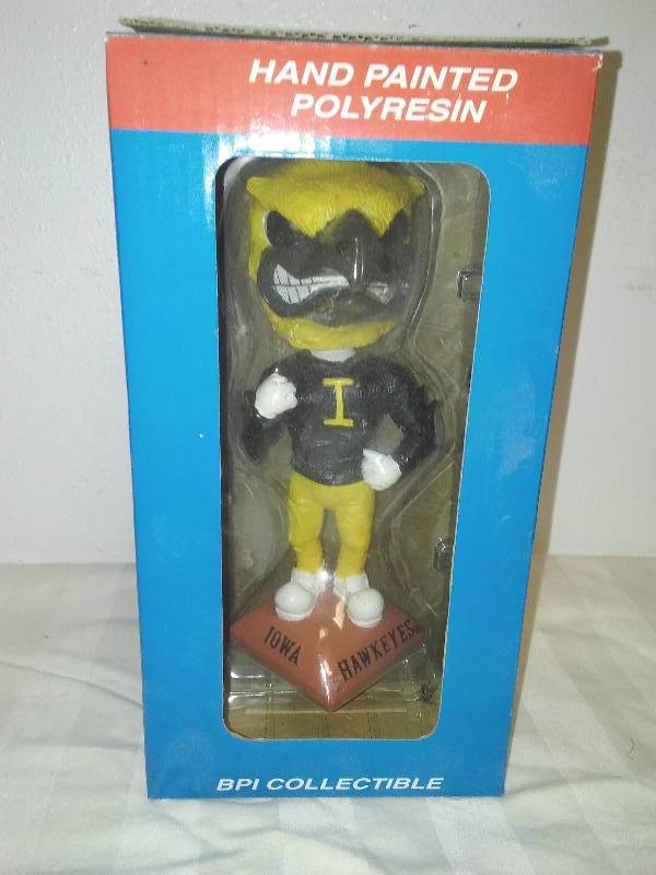 Iowa Hawkeyes Bobblehead Bobbing Head Doll NCAA
