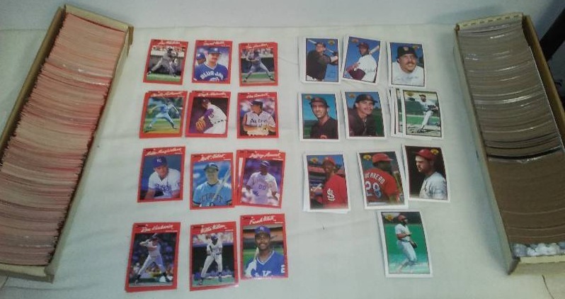 89 Bowman and 90 Donruss Hall of Fame, Stars, 1500 cards
