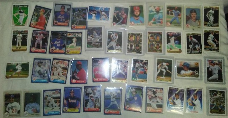 43 individual cards Superstars � Brett Bonds, Boggs, Carew Reggie, Seaver, Ozzie Big Value