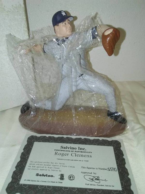 Roger Clemens New York  Yankees, #5540 COA MLB