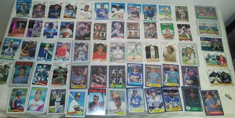 60 Star Cards MLB, Gonzales, Ripken, Brett Mitchell Bell and more.