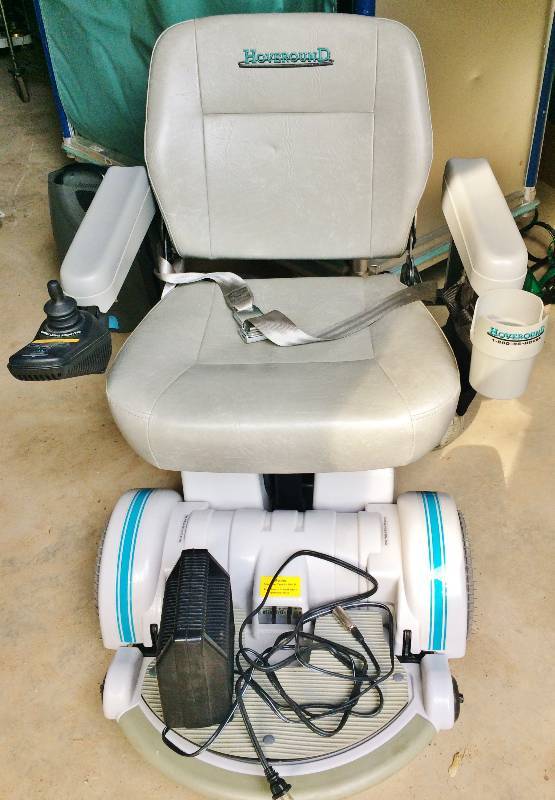 #1112 LIKE NEW CONDITION HOVEROUND POWER WHEELCHAIR & 2 ...