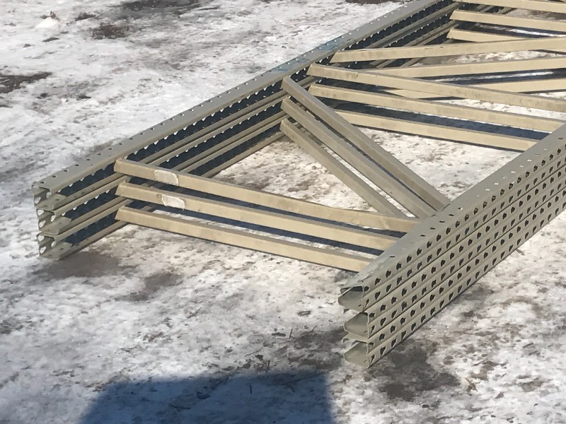 (3) Pallet Rack Uprights