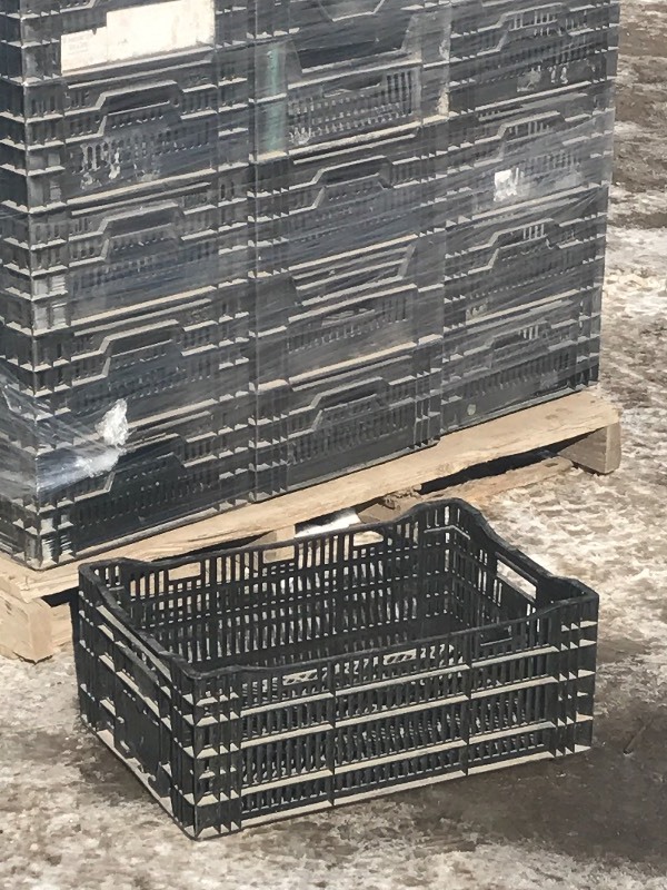 Pallet Of Plastic Crates