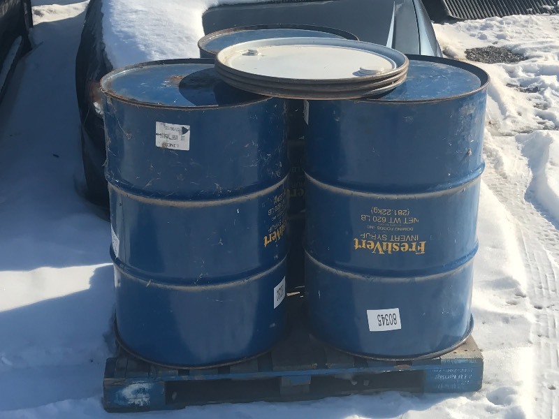 (3) Steel Barrels