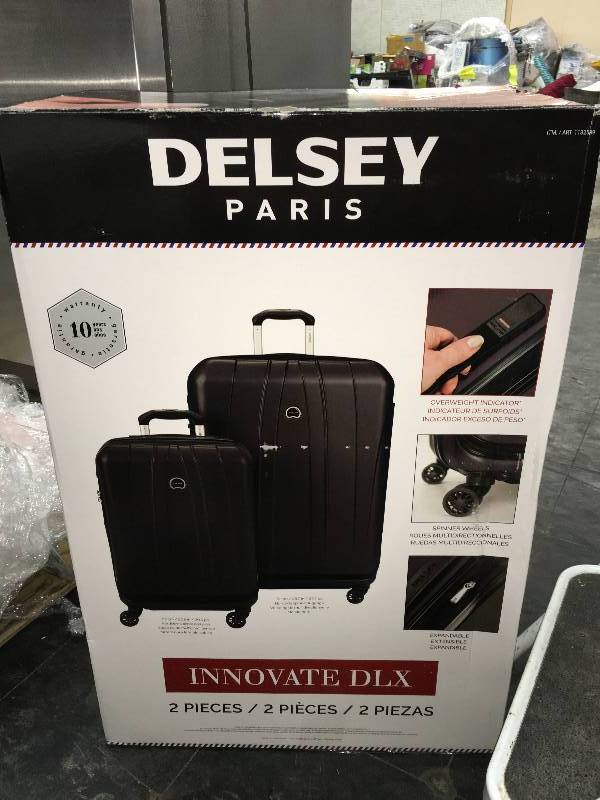 lot 369 image: DELSEY 2PC HARDSIDE SET, MSRP $149.99