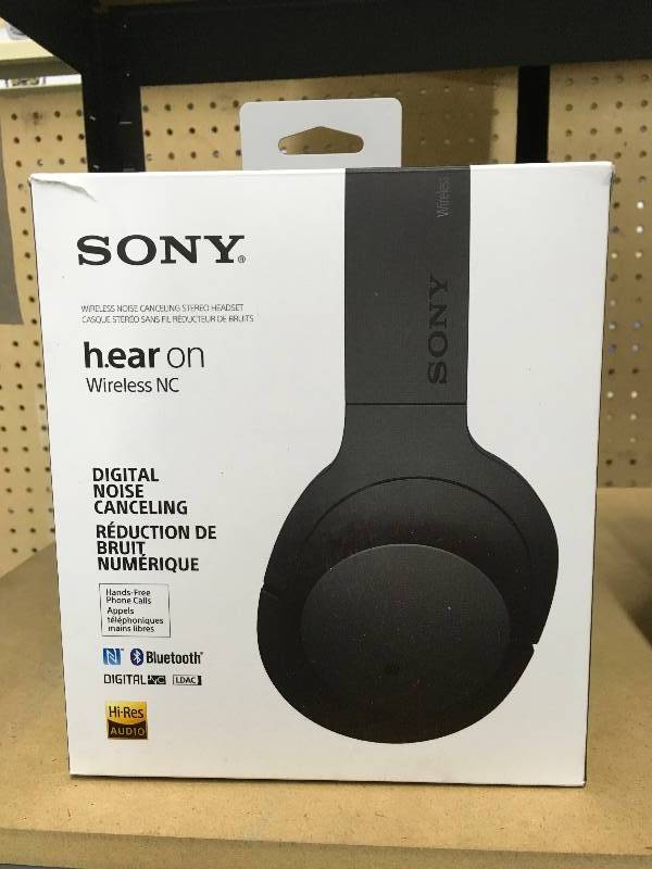 lot 361 image: SONY MDR100ABNBDC WIRELESS, MSRP $199.99