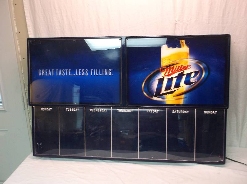Miller Lite Sign