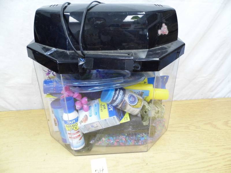 lot 24 image: 3 Gallon Fish Tank