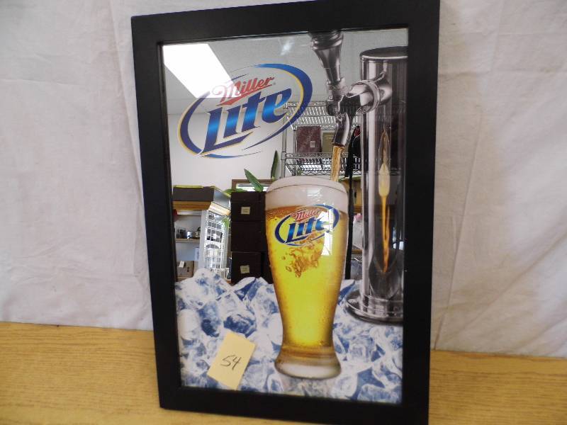 lot 54 image: Miller Lite Mirror