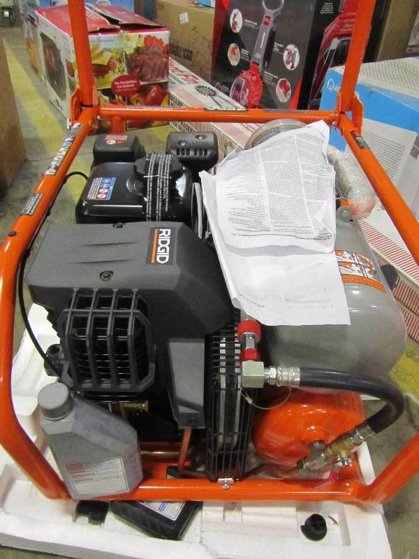 lot 21 image: RIDGID gas powered compressor
