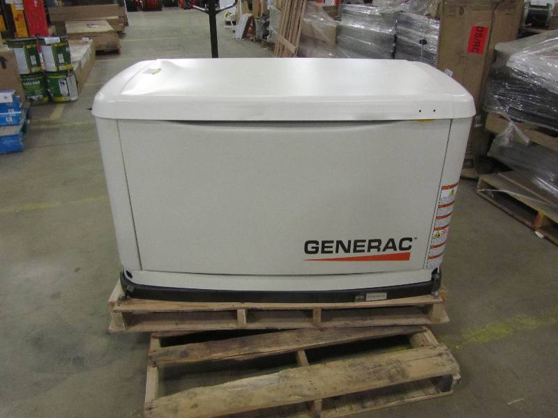 lot 24 image: Generac 16,000-Watt  Air Cooled Standby Generator
