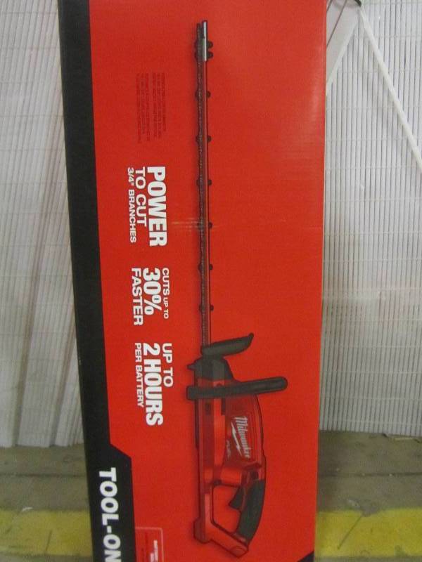 lot 6 image: Milwaukee M18 FUEL 18-Volt Lithium-ion Brushless Cordless Hedge Trimmer (Tool Only)
