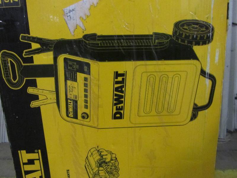 lot 17 image: DEWALT 70 Amp Wheel Charger with 200 Amp Engine Start