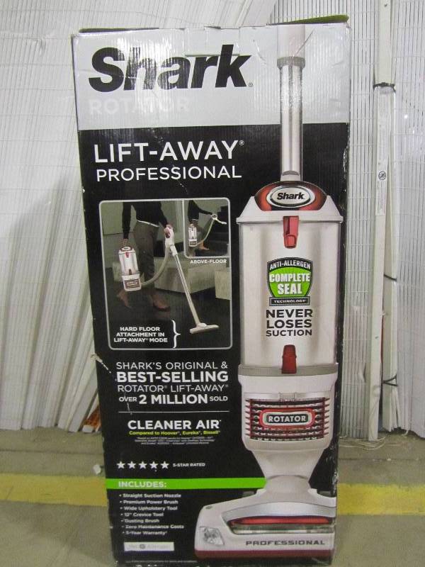 lot 31 image: Shark Rotator Professional Lift-Away Upright Vacuum, Red (NV501)