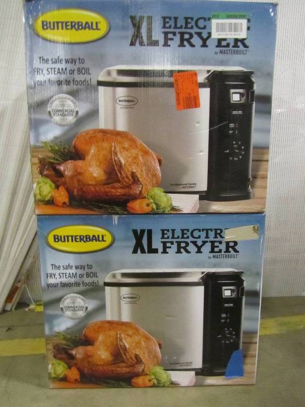 lot 33 image: Butterball XL Electric Fryer (X2)