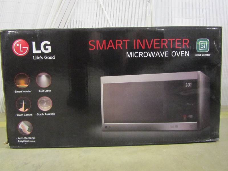 lot 35 image: LG Electronics NeoChef 1.5 cu. ft. Countertop Microwave in Stainless Steel