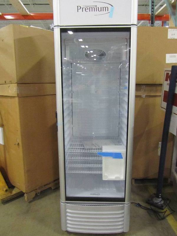 lot 37 image: PREMIUM 12.5 cu. ft. Single Door Merchandiser Refrigerator in Gray