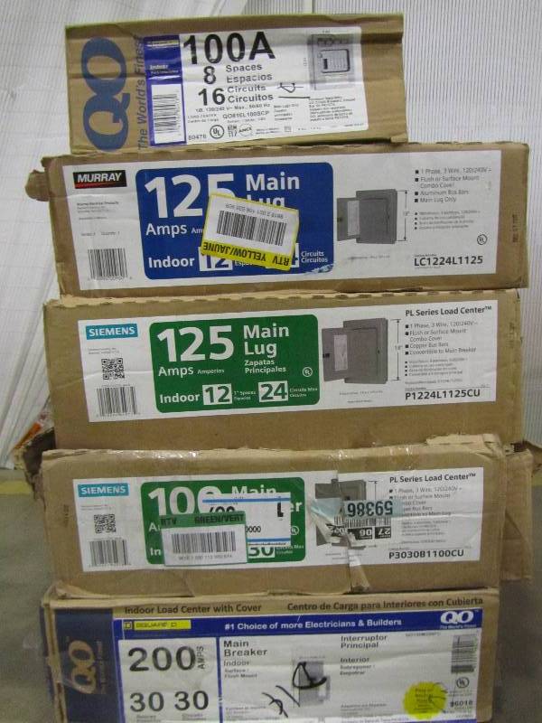lot 64 image: breaker boxes (X5)