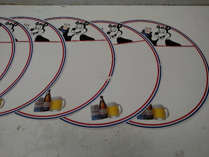 (6) Hamms Price Cards, 12, (1) Ha...