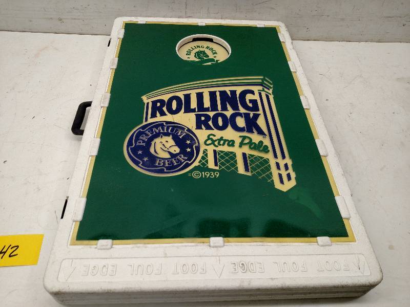 Rolling Rock Bag Toss Set, No Bags...