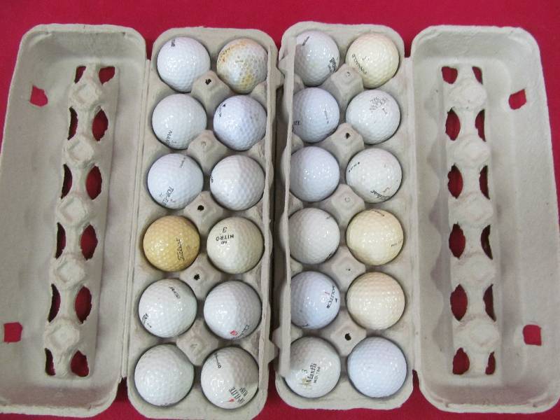 lot 98 image: golf balls