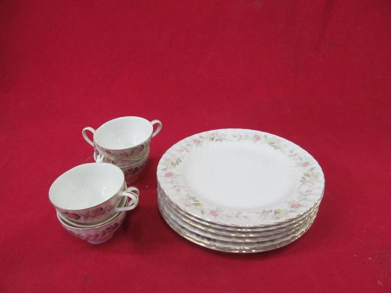 lot 112 image: Creative Regency Rose fine China