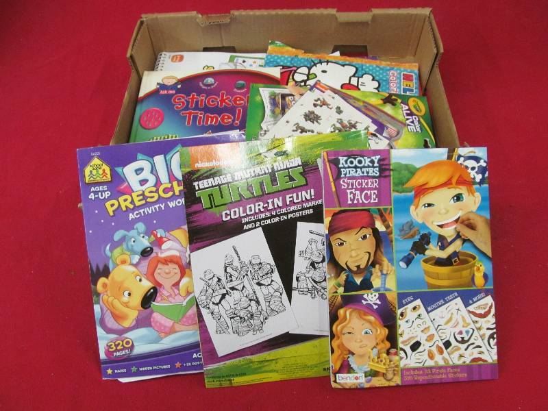 lot 113 image: coloring ,activity books