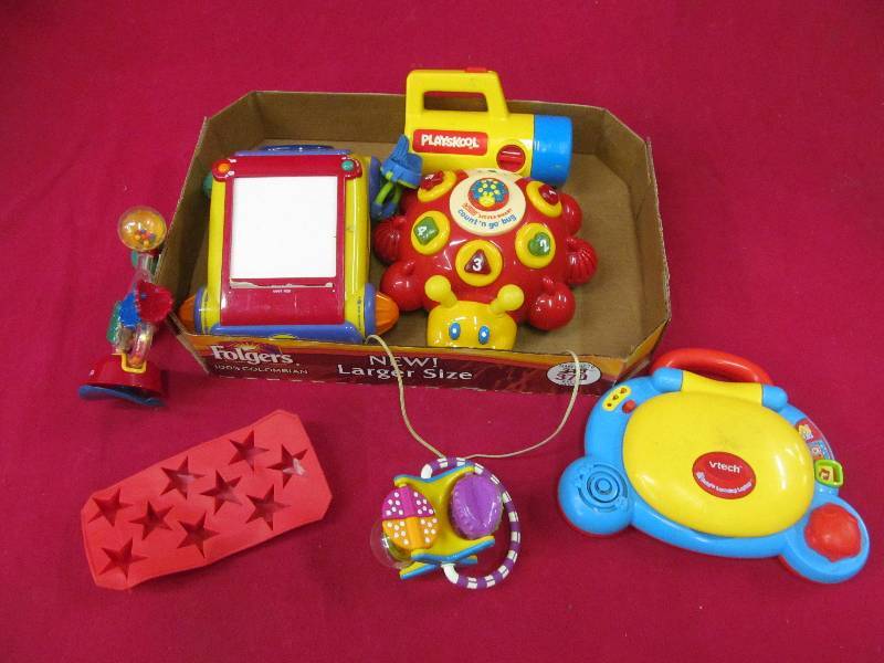 lot 148 image: Fisher Price, V-tech,Crayola baby learning toys