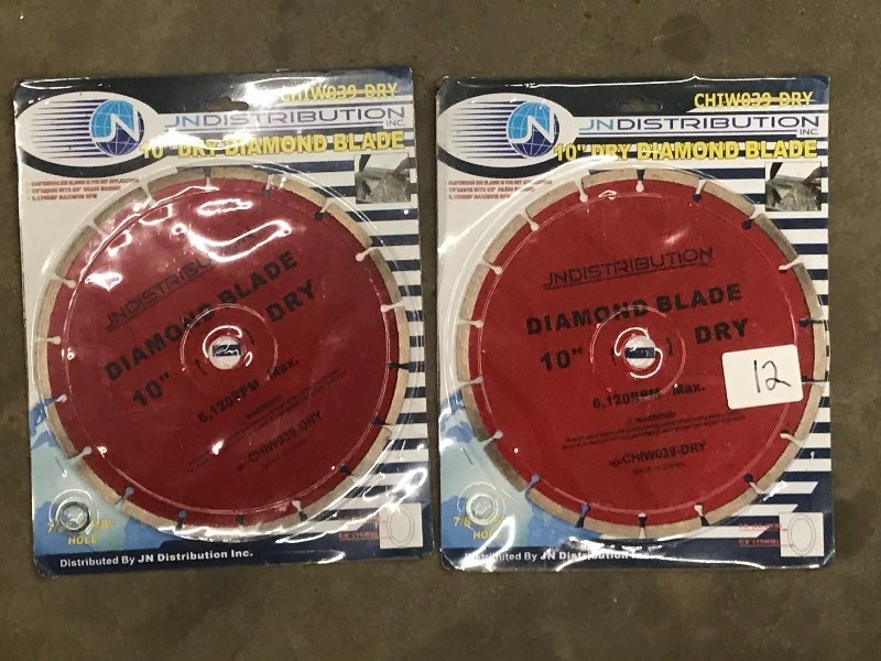 lot 12 image: (2) Saw Blades
