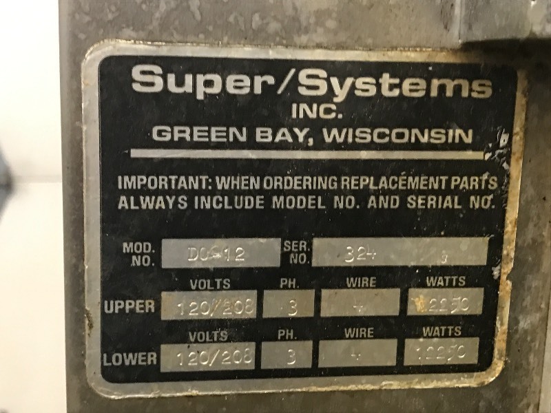lot 4 image: Commercial Double Oven