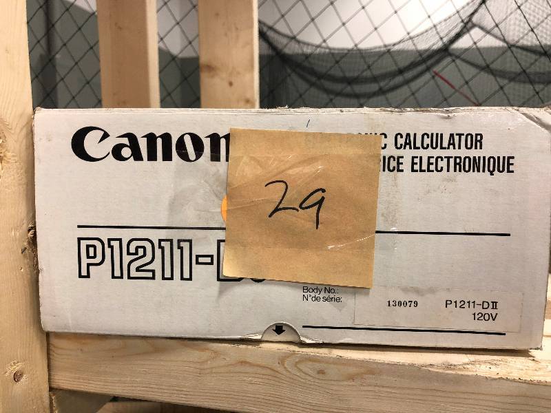 Canon adding machine Calculator