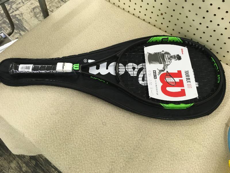 lot 395 image: WILSON TENNIS RACKET, MSRP $59.99