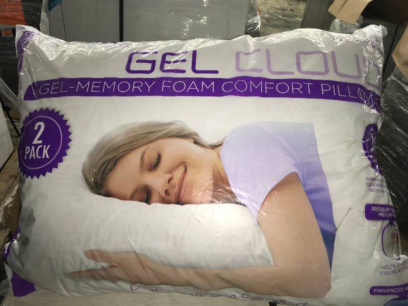 lot 425 image: PURELUX 2PK MEMORY FOAM, MSRP $9.99