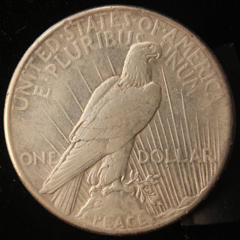 1928 PEACE SILVER DOLLAR AU KEY DATE COIN