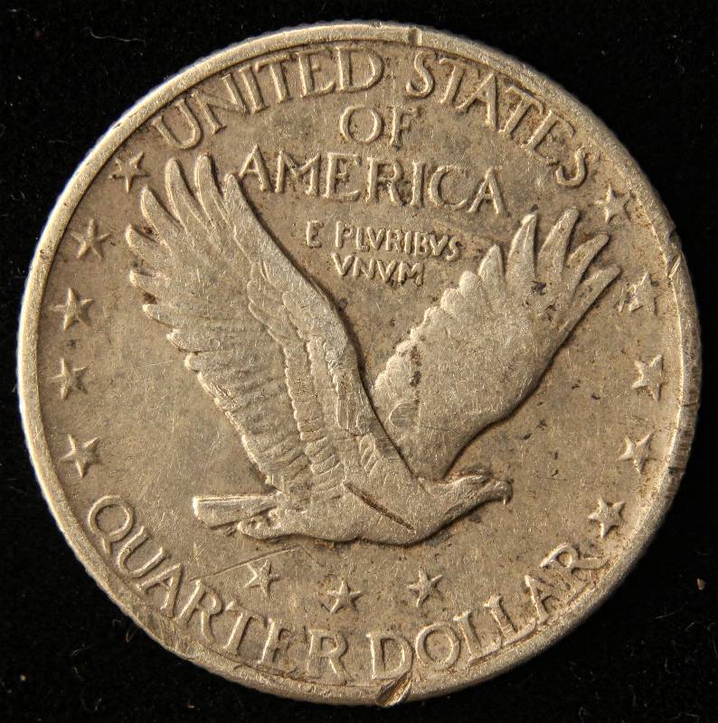 1920 STANDING LIBERTY SILVER QUARTER VF30