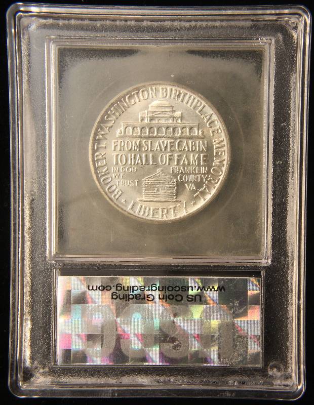1946 BOOKER T. WASHINGTON SILVER COMMEMORATIVE HALF BU USCG