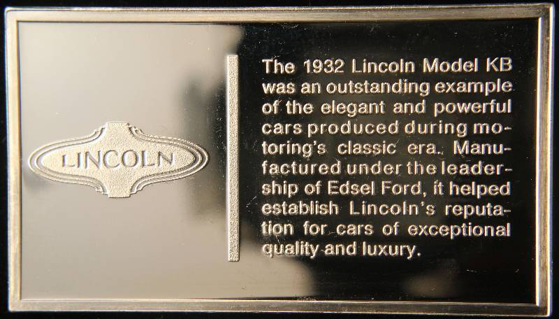 VINTAGE 1932 LINCOLN 1000 GRAINS (2.08 TROY OZ) STERLING SILVER BAR