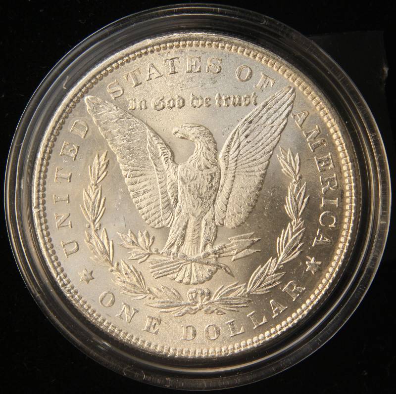 1879 MORGAN SILVER DOLLAR BU-UNC IN AIRTITE