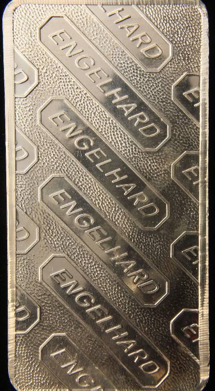10 TROY Oz. .999 FINE SILVER BAR ENGELHARD