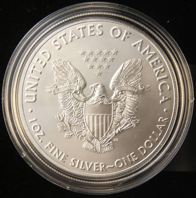 2018 AMERICAN SILVER EAGLE 1 TROY OZ. .999 FINE SILVER IN AIRTITE