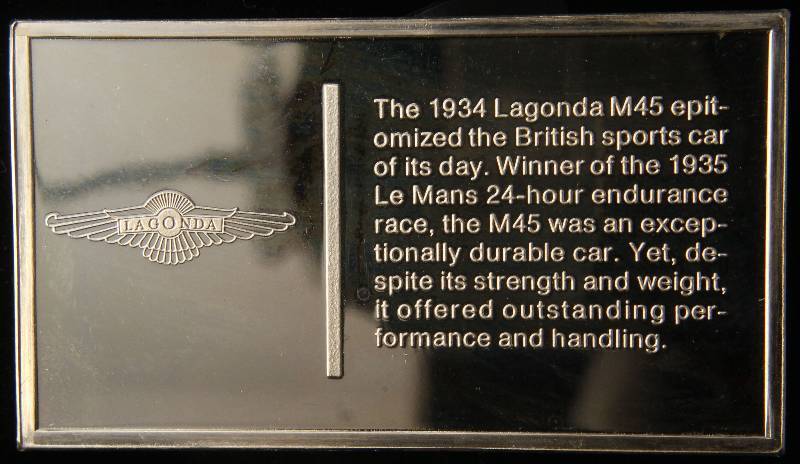 VINTAGE 1934 LAGONDA 1000 GRAINS (2.08 TROY OZ) STERLING SILVER BAR